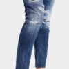 Teddy-Jeans met medium gescheurde wassing Teddy-Jeans met medium gescheurde wassing