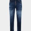 Teddy-Jeans met medium rode vlekken Teddy-Jeans met medium rode vlekken