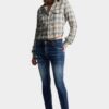 Teddy-Jeans met medium rode vlekken Teddy-Jeans met medium rode vlekken