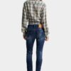 Teddy-Jeans met medium rode vlekken Teddy-Jeans met medium rode vlekken
