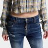 Teddy-Jeans met medium rode vlekken Teddy-Jeans met medium rode vlekken