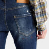 Teddy-Jeans met medium rode vlekken Teddy-Jeans met medium rode vlekken