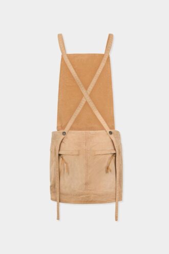 Utility-salopette met distressed-look