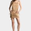 Utility-salopette met distressed-look
