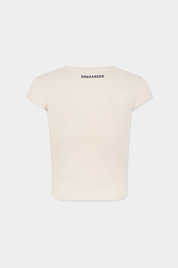 Vintage Fade T-shirt met halflange mouwen