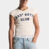 Vintage Fade T-shirt met halflange mouwen