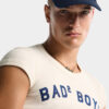 Vintage Fade T-shirt met halflange mouwen