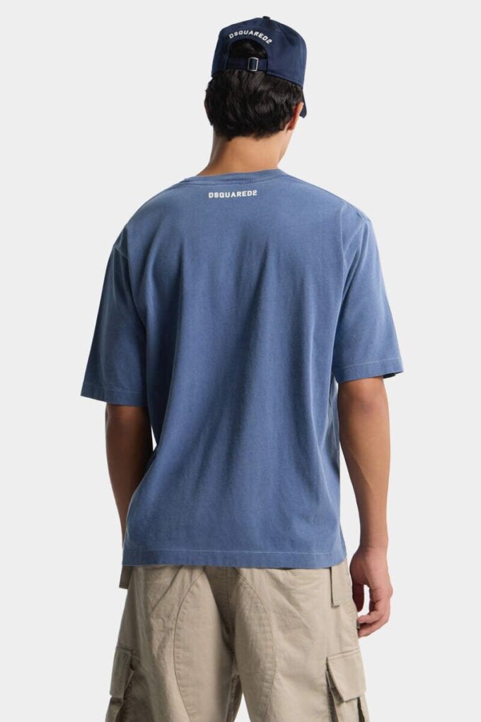 Vintage Fade T-shirt met losse pasvorm