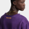 Vintage geverfd, lang en slank model met ronde hals Vintage geverfd, lang en slank model met ronde hals