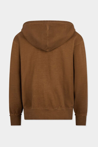 Vintage geverfde hoodie met lange, slanke pasvorm