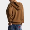 Vintage geverfde hoodie met lange, slanke pasvorm