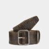 Vintage riem met geschulpte gesp Vintage riem met geschulpte gesp