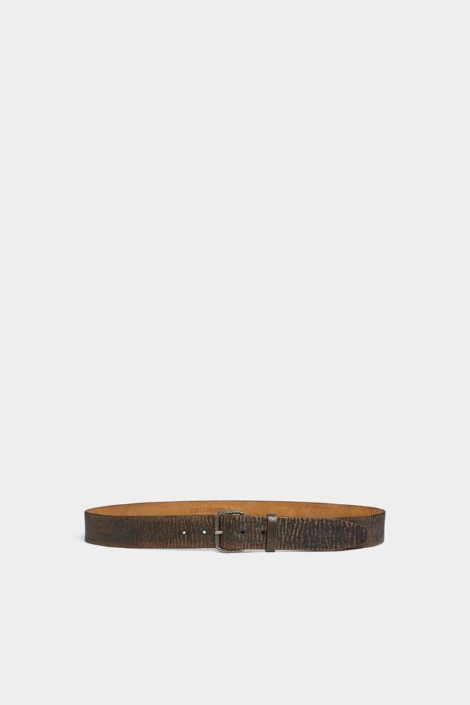 Vintage riem met geschulpte gesp Vintage riem met geschulpte gesp