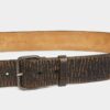 Vintage riem met geschulpte gesp Vintage riem met geschulpte gesp