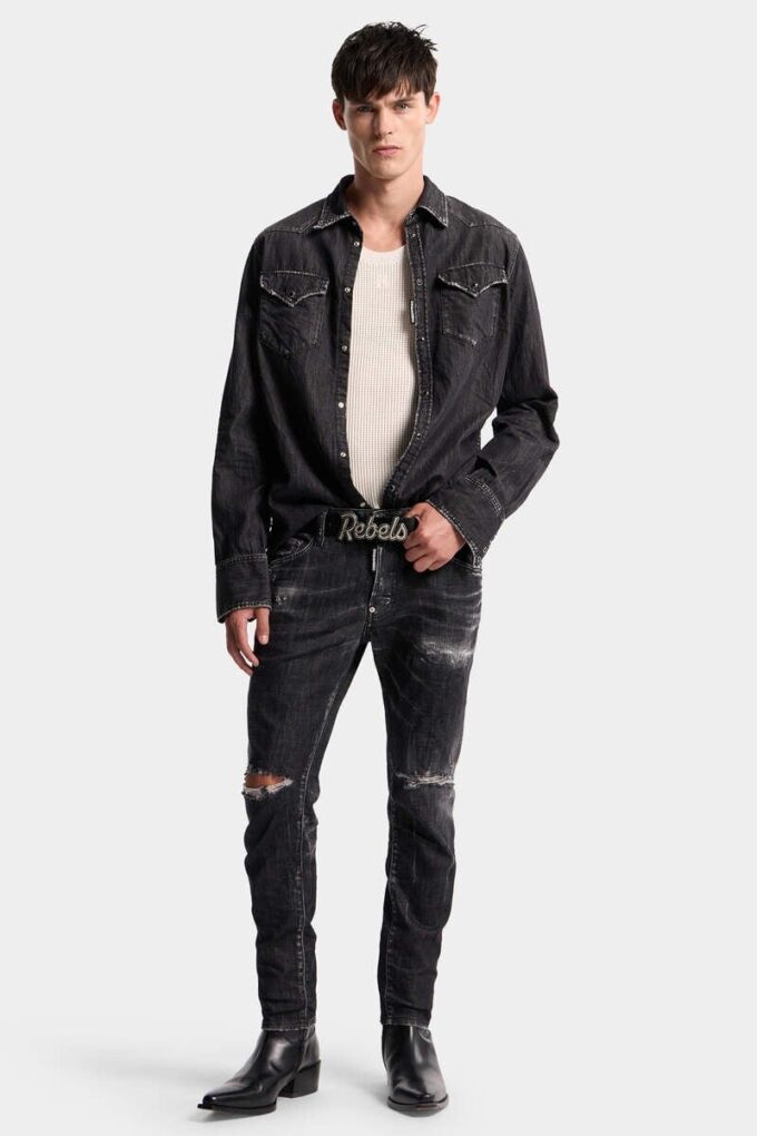 Zwart gewassen Skater Jean Zwart gewassen Skater Jean