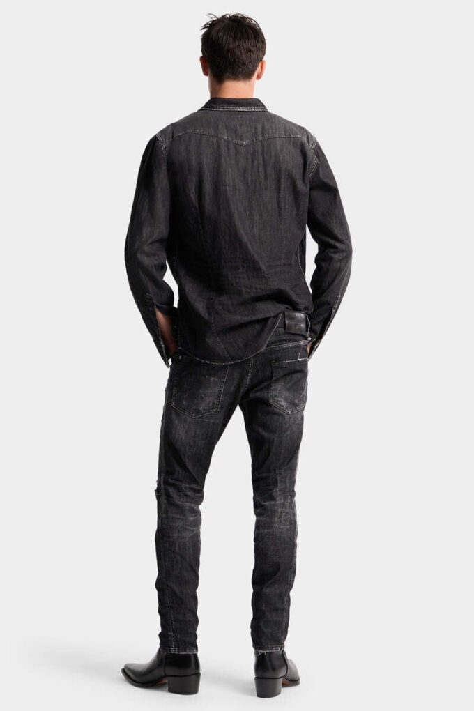 Zwart gewassen Skater Jean Zwart gewassen Skater Jean