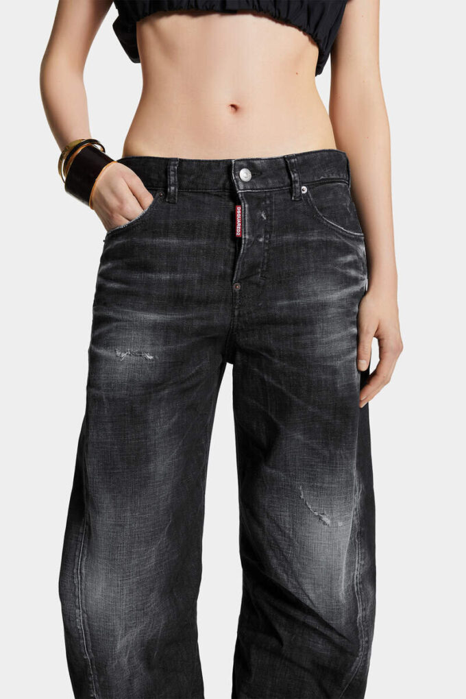 Zwarte D2 Twisted Jeans Zwarte D2 Twisted Jeans