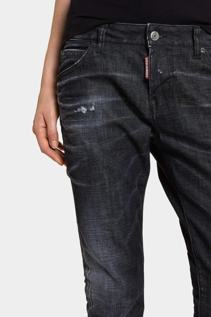 Zwarte Easy Wash Cool Girl-Jeans Zwarte Easy Wash Cool Girl-Jeans