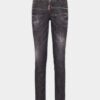 Zwarte, gemakkelijk te wassen Jennifer-Jeans met middelhoge taille Zwarte, gemakkelijk te wassen Jennifer-Jeans met middelhoge taille