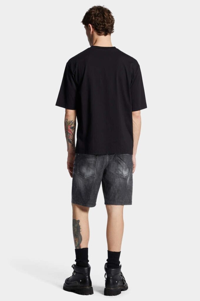 Zwarte marineblauwe korte broek