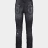 Zwarte Teddy-Jeans met mistwas