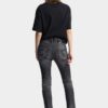 Zwarte Teddy-Jeans met mistwas