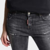 Zwarte Teddy-Jeans met mistwas